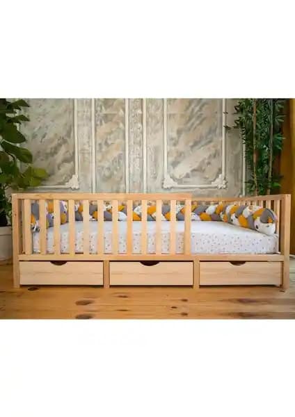 Oppipo Montessori Ahşap Karyola: Güvenli ve Sağlıklı Çocuk Uyku Alanı Çözümü