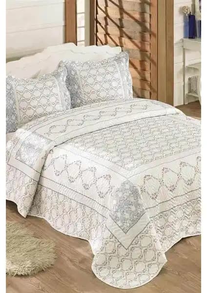 Örtüm Lisa Çift Kişilik Kapitone Yatak Örtüsü Takımı Modern ve Dayanıklı Tasarım
