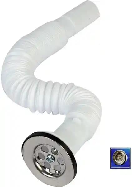 Özbest Orjinal Lux Körüklü Sifon: Dayanıklı ve Kullanışlı Lavabo Sifonu Çözümü