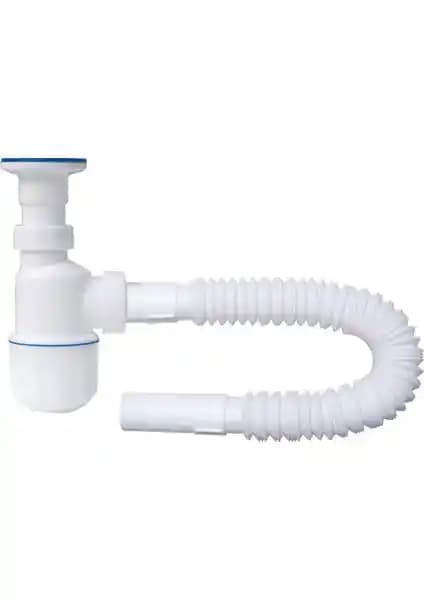 Özbest Standart Körüklü Taslı Lavabo: Dayanıklı ve Kolay Montajlı Koku Önleyici Sifon