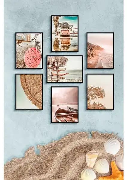 Özcanlar Çerçevesiz MDF Tablo Seti: Modern ve Şık Dekorasyon İçin Uygun Ürün