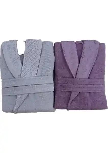 Özdilek Camellia Happy Aile Bornoz Seti: Yüksek Kalite ve Şık Tasarım ile Konfor Sağlar