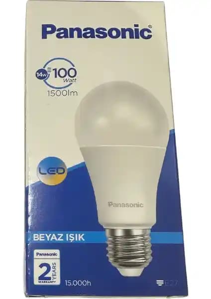Panasonic 14W (100W) E27 Beyaz LED Ampul 6500K Güçlü ve Enerji Verimli Aydınlatma