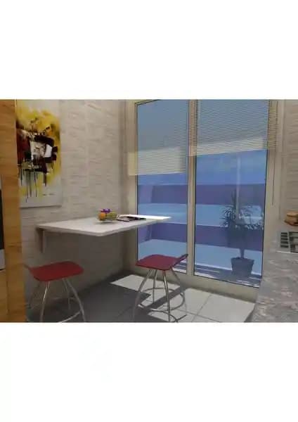 Peak Dizayn Bmd Duvara Monte Masa: Fonksiyonel ve Şık Modern Mutfağa Uygun Çözüm