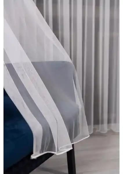 Pendik Düz Tül Perde Şık ve Modern Tasarımıyla Ev Dekorasyonunu Tamamlar