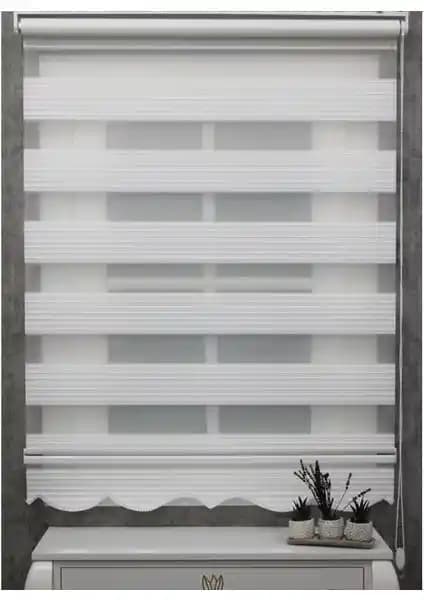 Perakende Geniş Plise Etek Zebra Stor Güneşlik Perde Yüksek Kalite ve Kolay Kurulum