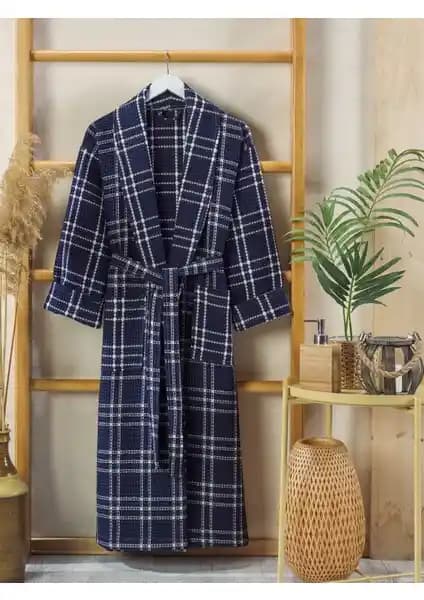 Philippus Yazlık Pike Ekose Erkek Şalyaka Bornoz: Konfor ve Şıklık Bir Arada