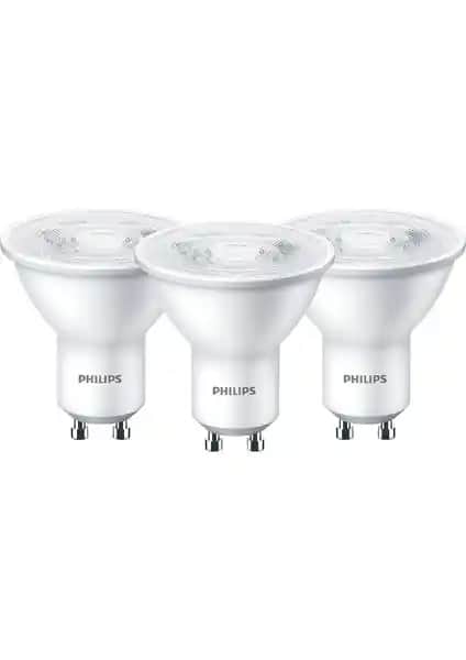 Philips 3.2W Essential 40W GU10 LED Ampul Enerji Tasarrufu ve Yüksek Kalite Sunar