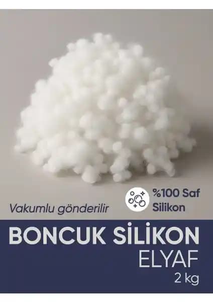 Piyes Home 2 Kg Boncuk Silikon Elyaf Yatak ve Yastık Dolgu Malzemesi