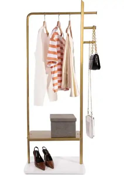 Poseydon Metal Ayaklı Askılık: Modern ve Şık Kıyafet Düzenleme Çözümü