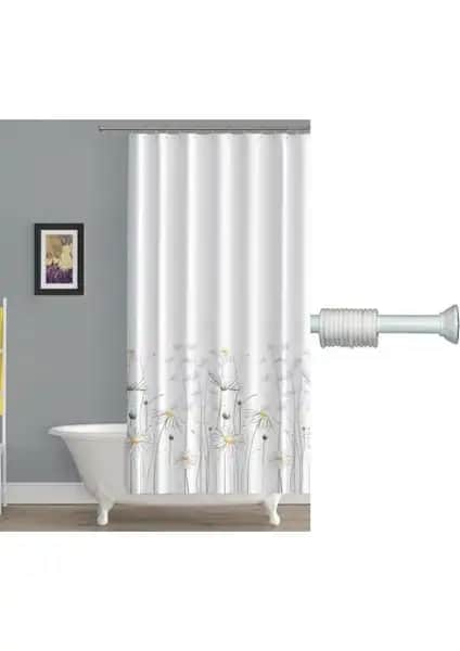 Prado Daisy Banyo Perdesi ve Askısı: Estetik ve Fonksiyonellik Bir Arada