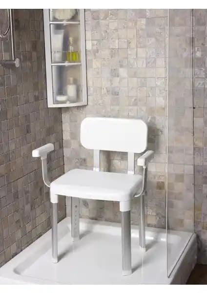 Primanova Cappadocia Sırt ve Kol Destekli Banyo Taburesi Güvenlik ve Konfor Sunar