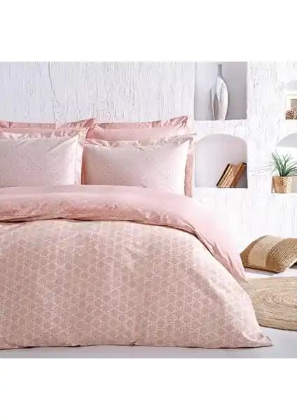 Puffy Naomi Çift Kişilik Ranforce Pudra Nevresim Takımı Estetik ve Konfor Sunar