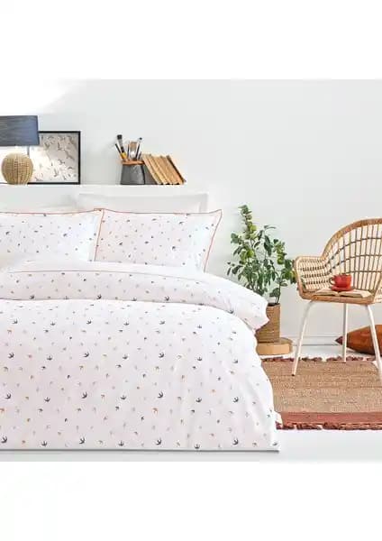 Puffy Ruth Tek Kişilik Ranforce Mavi Nevresim Seti – Doğal Pamuk ve Şık Tasarım