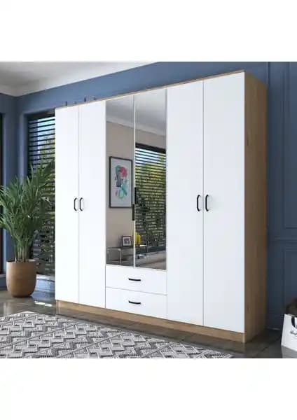 Rani BA130 Geniş Gardırop Modern Tasarım ve Fonksiyonellik Sunan Depolama Çözümü