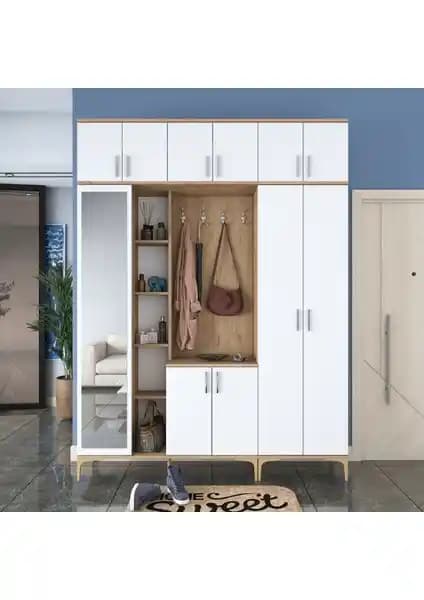 Rani EA121 Portmanto: Modern ve Fonksiyonel Ayakkabılık ve Giyinme Alanı Çözümü