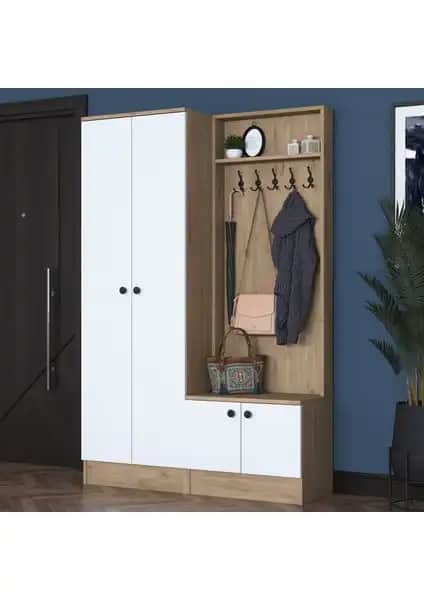 Rani P6 Modern Portmanto ve Ayakkabılık: Şık ve Fonksiyonel Tasarım