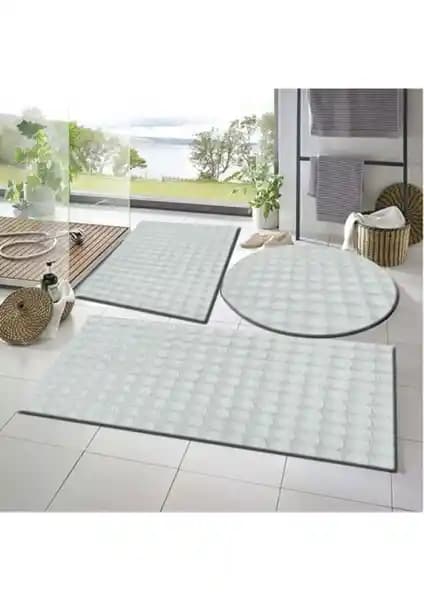 Raschel Carpet Balat Halı: Güvenli ve Şık Banyo Paspası Seti Ürün Özellikleri