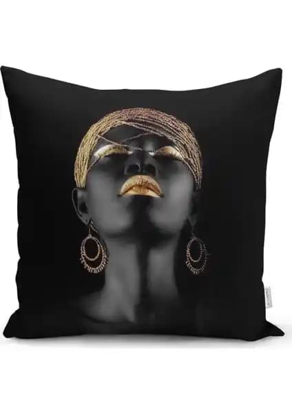 RealHomes Siyahi Kadın Temalı Modern Dekoratif Yastık Kılıfı Ürün Özellikleri ve Kullanım Rehberi