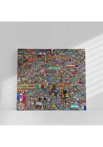 Reddit R Place Kanvas Tablo NFT: Modern Dekorasyon ve Dijital Sanatın Buluşması