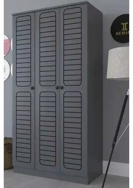 Remaks Fuga 3 Kapaklı Elbise Dolabı: Sağlam ve Şık Tasarımla Fonksiyonel Mobilya Çözümü