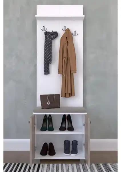 Remaks Yalı Portmanto Cordoba: Sağlıklı Malzemelerle Modern ve Dayanıklı Giriş Mobilyası