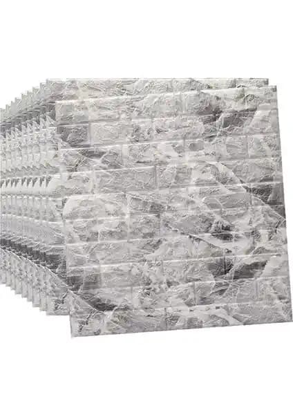 Renkli Duvarlar 10 Adet NW13 Alaca Gri Esnek ve Yapışkanlı Duvar Paneli Özellikleri ve Kullanım Alanları