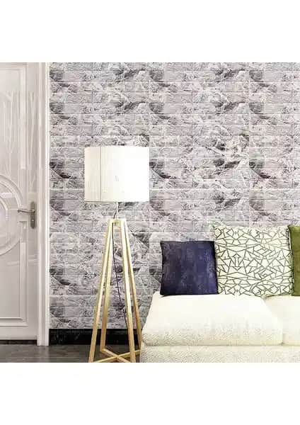 Renkli Duvarlar 70x38cm Modern ve Pratik 3D Duvar Paneli ile İç Mekan Dekorasyonu