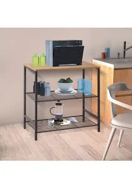 RetoDesign Atlantik Çam Çok Amaçlı Raf: Dayanıklı ve Estetik Çok Yönlü Depolama Çözümü