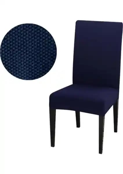 Riseler Balpeteği Desenli Likra Kumaşlı Tüylenmez ve Yıkanabilir Sandalye Örtüsü