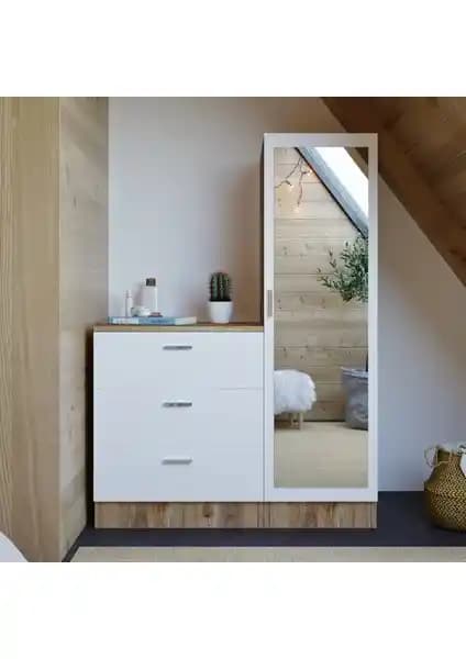 Robin Home Lyana Aynalı Şifonyer Gardırop Modern Tasarım ve Fonksiyonellik Özellikleri