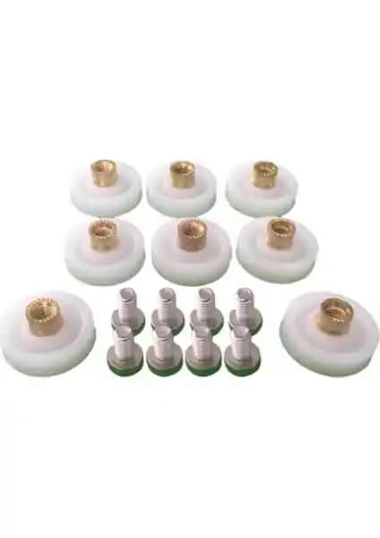 Royal Duş Duşakabin Teker Seti: Dayanıklı ve Kolay Montajlı Duş Kabini Aksesuarları