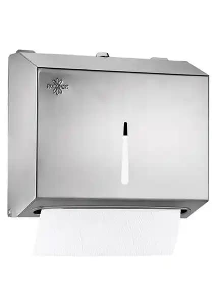 Rulopak Paslanmaz 200'lü Z-Katlama Kağıt Havlu Dispenseri Günlük ve Profesyonel Kullanım İçin