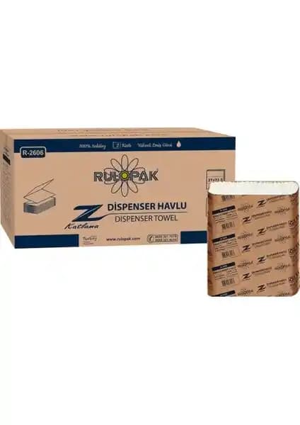 Rulopak Z Katlama Kağıt Havlu Günlük Temizlik İçin Pratik ve Hijyenik Çözüm