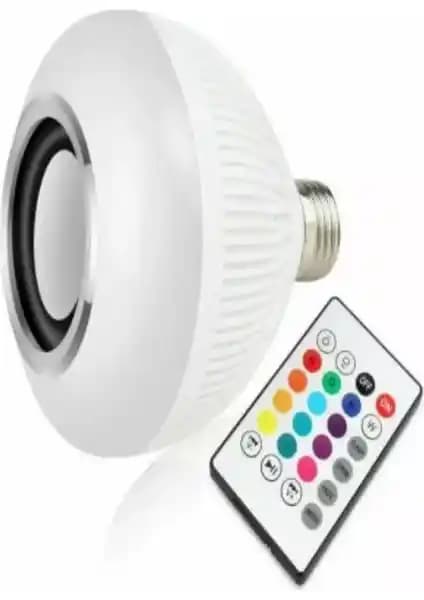 Runedo Bluetooth Hoparlör LED Lamba RGB: Çok Fonksiyonlu Modern Aydınlatma ve Ses Çözümü