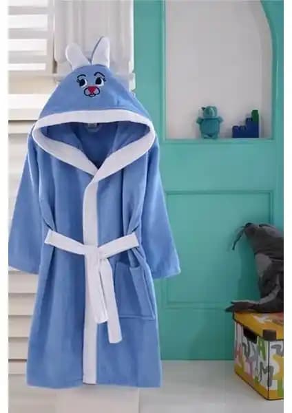 Safir Home Tekstil Tiny Tavşan Kulaklı Kapüşonlu Çocuk Bornozu: Konfor ve Eğlence Bir Arada
