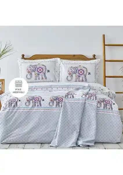 Sarah Anderson Felicia %100 Pamuk Çift Kişilik Nevresim Takımı: Konfor ve Estetiğin Buluşması