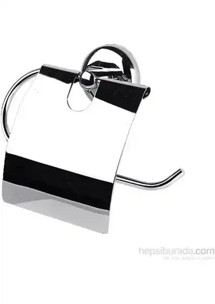 Saray Krom Kapaklı Tuvalet Kağıtlığı Nostalji Modeli Estetik ve Fonksiyonellik Sunar