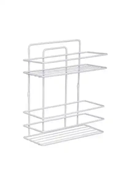 Sas Ömür Boyu Paslanmaz 2 Katlı Duş Rafı Dayanıklı ve Estetik Tasarım