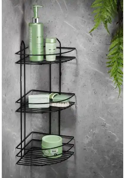 Sas Paslanmaz Yapışkanlı Banyo Köşeliği Modern Tasarım ve Kolay Montaj Özellikleriyle