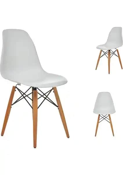 Seduna Beyaz Eames Sandalye: Modern ve Şık Tasarım ile Uzun Süreli Konfor