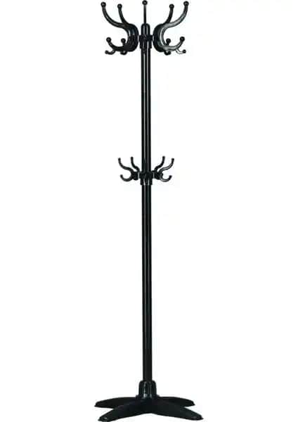 Ser Spor Siyah Ayaklı Portmanto Askılık: Modern ve İşlevsel Depolama Çözümü