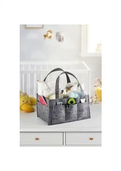 Serstil Keçe Anne Bebek Bakım Çantası Düzenleyici: Pratik ve Şık Taşıma Çözümü