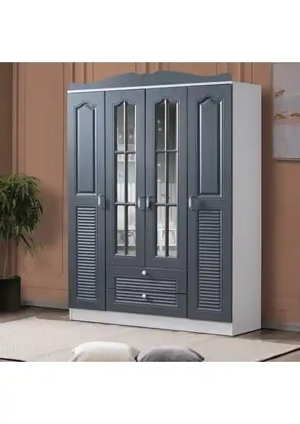 Setay MDF Gardırop Country Kuzey Modeli Modern ve Şık Depolama Çözümü