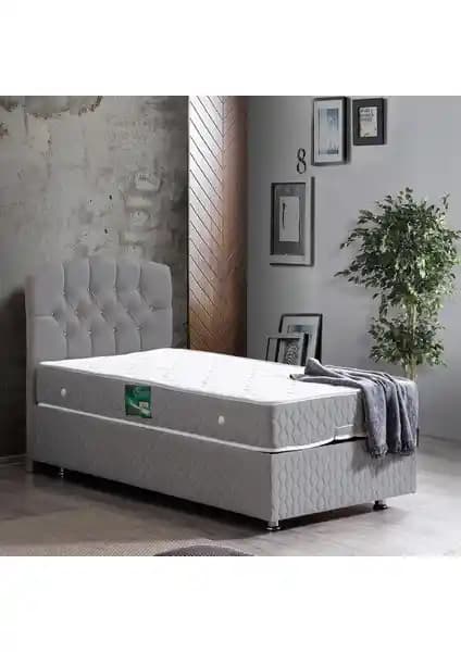 Setay Tokyo Gri İkili Tek Kişilik Baza Başlık Modern Tasarım ve Fonksiyonellik