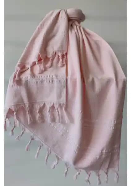 Sevim Açık Pembe Çizgili Havlu Peştemal: Şıklık ve Fonksiyonellik Bir Arada