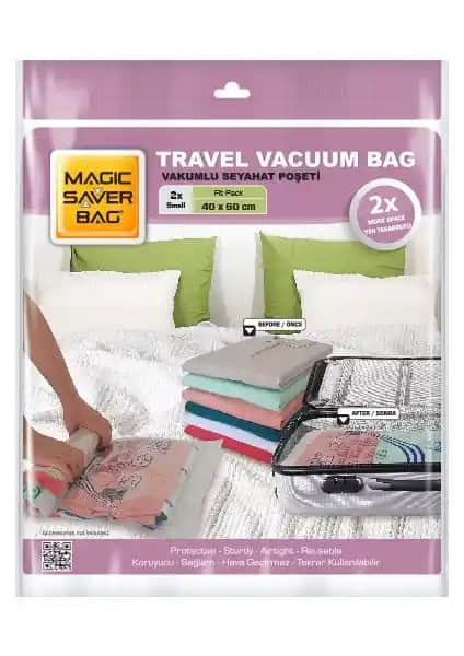 Seyahatlerde Alan Tasarrufu Sağlayan Magic Saver Bag Vakumlu Poşet Seti Özellikleri ve Kullanım İpuçları