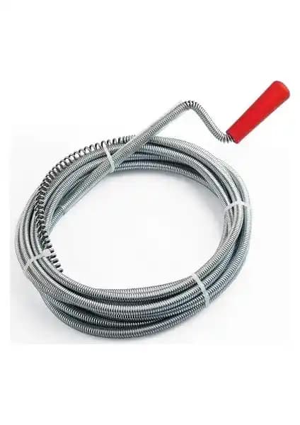 SGS Lavabo Açma Sustası 8 Metre Esnek ve Dayanıklı Tesisat Açma Aracı