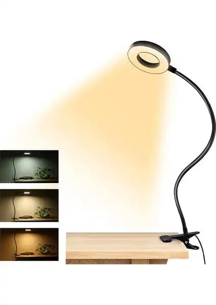 SLD Klipsli Okuma Işıkları Göz Sağlığını Koruyan Çok Fonksiyonlu Masa Lambası