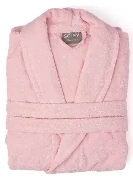 Soley Minerva %100 Pamuklu Unisex Bornoz Yüksek Emicilik ve Konfor Sağlar